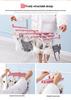 Multi-Functional Retractable Windproof Clothes Drying Rack with Seamless 3D Design and Storage Clips