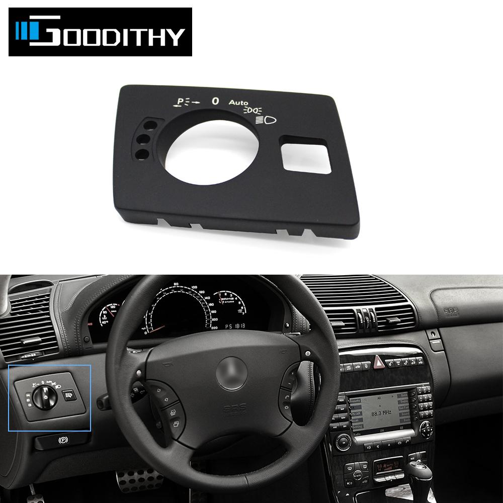 

LHD внутренняя приборная панель, передняя панель переключателя фар, накладка для Mercedes Benz W215 CL Class 2000-2006