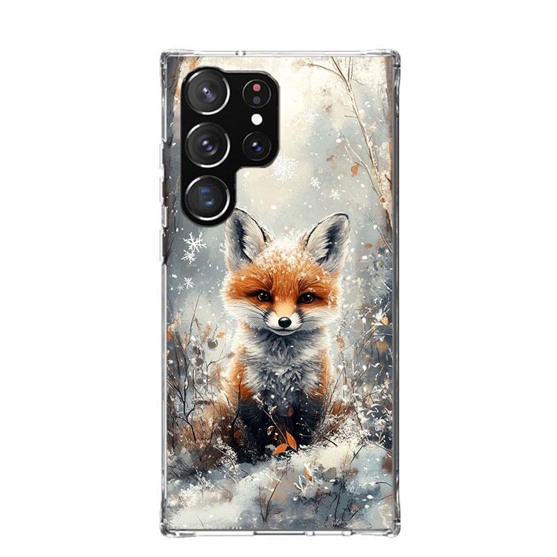 Animal Fox Phone Case For Samsung Galaxy S26 S25 Edge S24 S23 FE S22 Ultra S21 Plus S20 + Fundas Cover Coque Galaxy S25 S24 S23