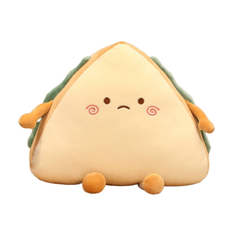 

Toy Sandwich Plush Simulation Food Pillow Cushion Childrens Gift Ornament Girl sad,30cm/11.81in