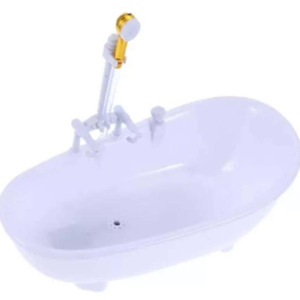 Spraying Water Kids Bathing Toys Pretend Toy Mini Bathroom Tub Creative Electric Bathtub  DIY Toy