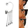 Fringed Skull Earrings Skull Tassels Ear Cuff Unisex Ear Cuff Skull Pendant Earring Ear Hangings Suitable for Any Outfit