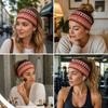 Ethnic Print Makeup Headband Elastic Women's Hairband Durable Yoga Headband  Daily Use
