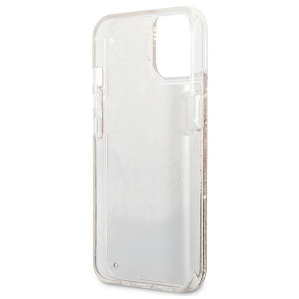 Guess Guhcp13Slflsd Iphone 13 Mini 5,4 Złoty/Gold Hardcase Paisley Liquid Glitter