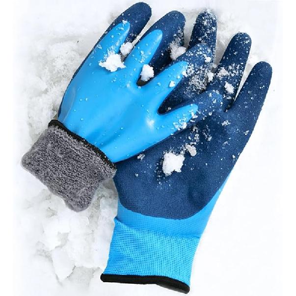 10 Pairs Waterproof Winter Work Gloves for Men and Women, Freezer Gloves for Outdoor Cold Weather Work Below Zero, Waterproof Garden Gloves for