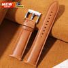 Matte Bottom Soft Watchband 22mm 24mm Women Men Waterproof Wristband Smartwatch Leather Bracelet for Seiko Watch Band for Rolex