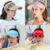 Sport Letter Baseball Cap Summer Outdoor Sunshade Breathable Sports Hat Women