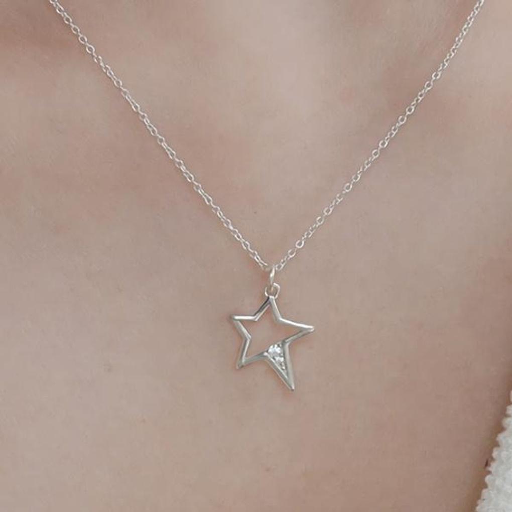 Damen-Accessoires Daily Star Cubic Halskette