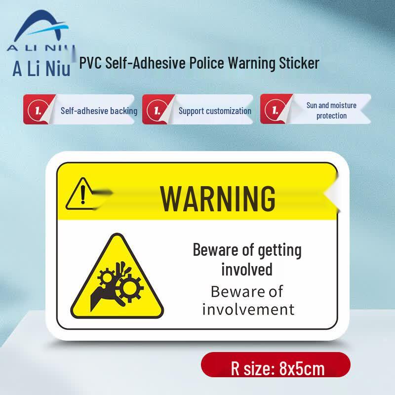 AhliNiu ABS104 Industrial Safety Warning Label