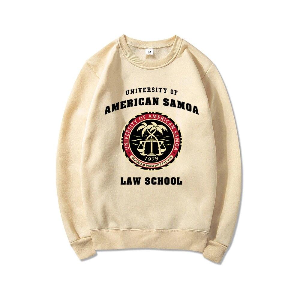 Mikina University of American Samoa Law School Mikina Unisex svetry Grafické Mikiny Dámské Streetwear Mikiny Topy Unisex