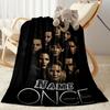 Once Upon Time Mystery Personalized Name Blanket Throw Customizable Blanket Soft & Cozy Great for Office Chair Couch Chair Seaside