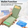 Y3 for iPhone 13 Wallet Case Ring Kickstand Zipper Purse Phone Cover