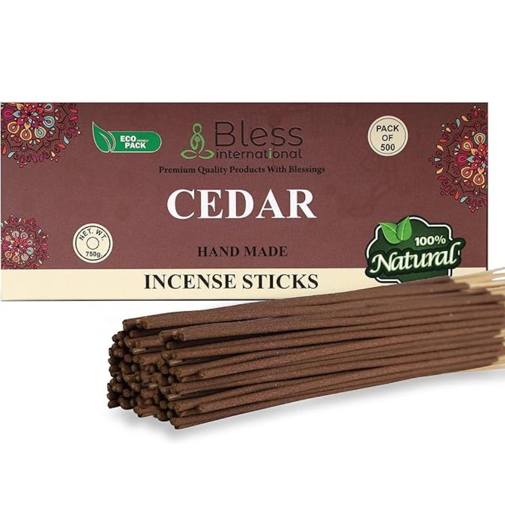 Segen-Zeder-Räucherstäbchen-Natürlich-Handgefertigt-Handgetaucht-Räucherstäbchen Bio-Chemikalienfrei für-Reinigung-Entspannung-Positivität
