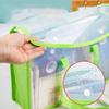 Large-Opening Transparent PP Clip File Document Pouch High-Capacity Tutoring Bag Ultimate Organizer for Files and Books
