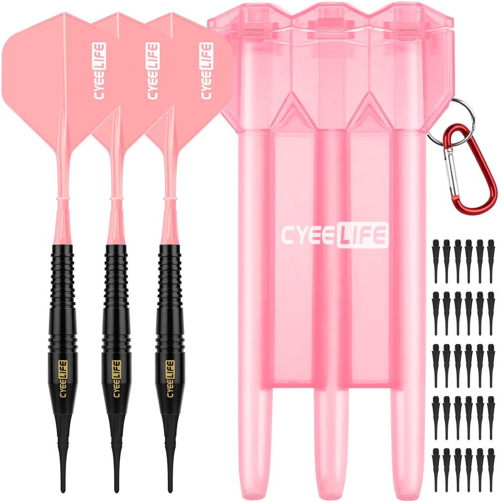 CyeeLife Soft Tip Darts 16g Pure Copper Pink