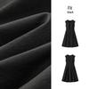Semir Women's Solid Round Neck Sleeveless Mid-Length Dress