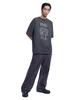 Nomaenyueol Black Letter T-Shirt - Charcoal