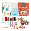 Christmas Crochet Kit Christmas Dolls Weaving Handmade Making Set Crochet Christmas Doll Kit For Adults Teens DIY Beginner Craft