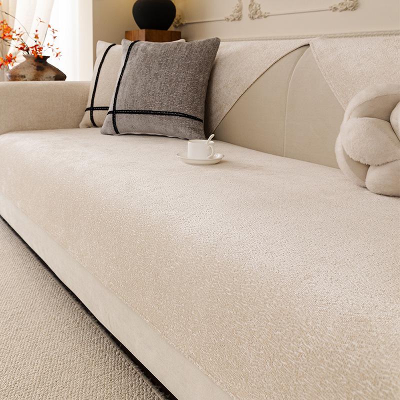 

Новая подушка для дивана, универсальная для всех сезонов, нескользящая подушка для сиденья в один ряд, защита от царапин кошек, однотонный чехол для дивана, тканевое полотенце 90 * 160cm single pack