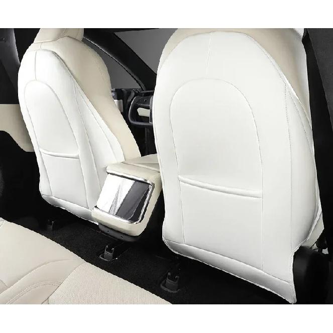 

Seat Back Anti Kick Pad for Tesla Model S X Seat Backrest Protective Mat Wear-resistant Child Anti Dirty Car Accessories 2024 білий