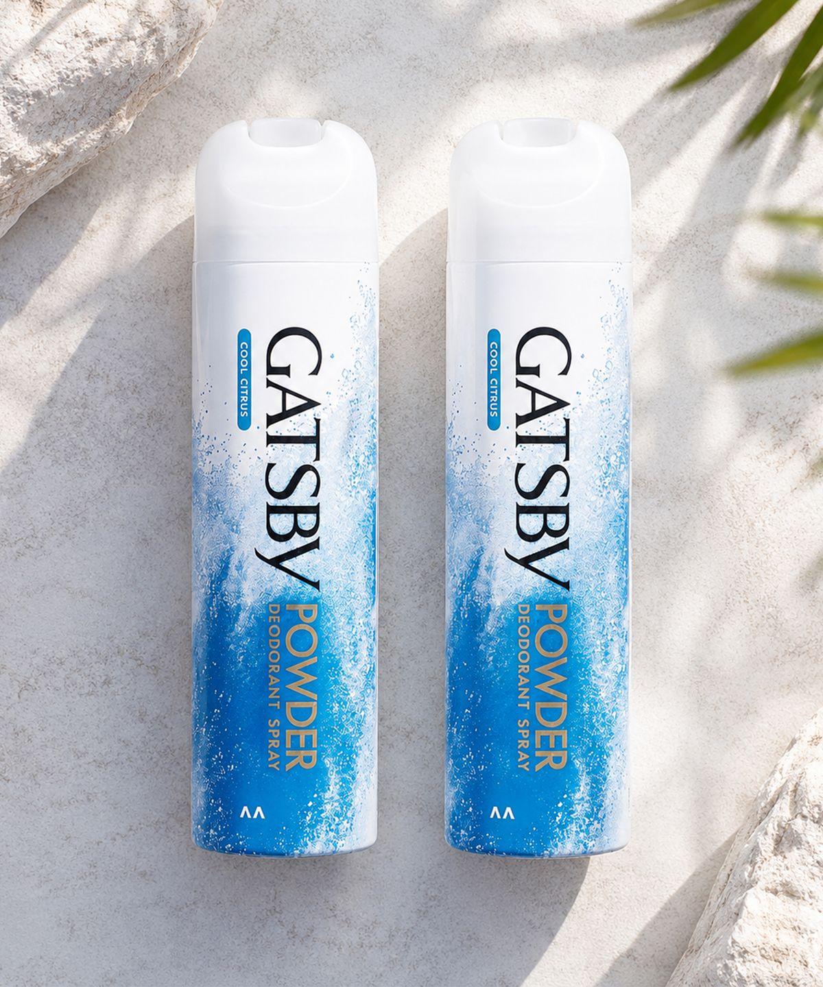 Cool Citrus Powder Deodorant Spray 221ml x 2
