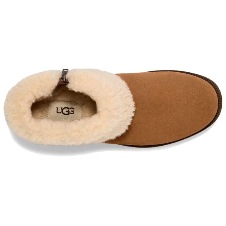 UGG Comfortable Warm Short Boots Women boots Brown 1166756-CHE