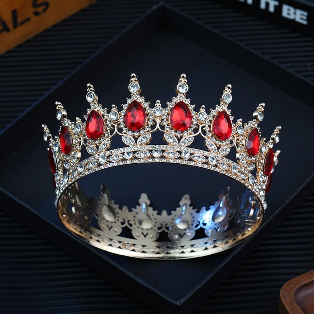 Sparkling Bridal Tiara Elegant Crystal Headpieces Queen Rhinestone Wedding Crown  Bridal Event