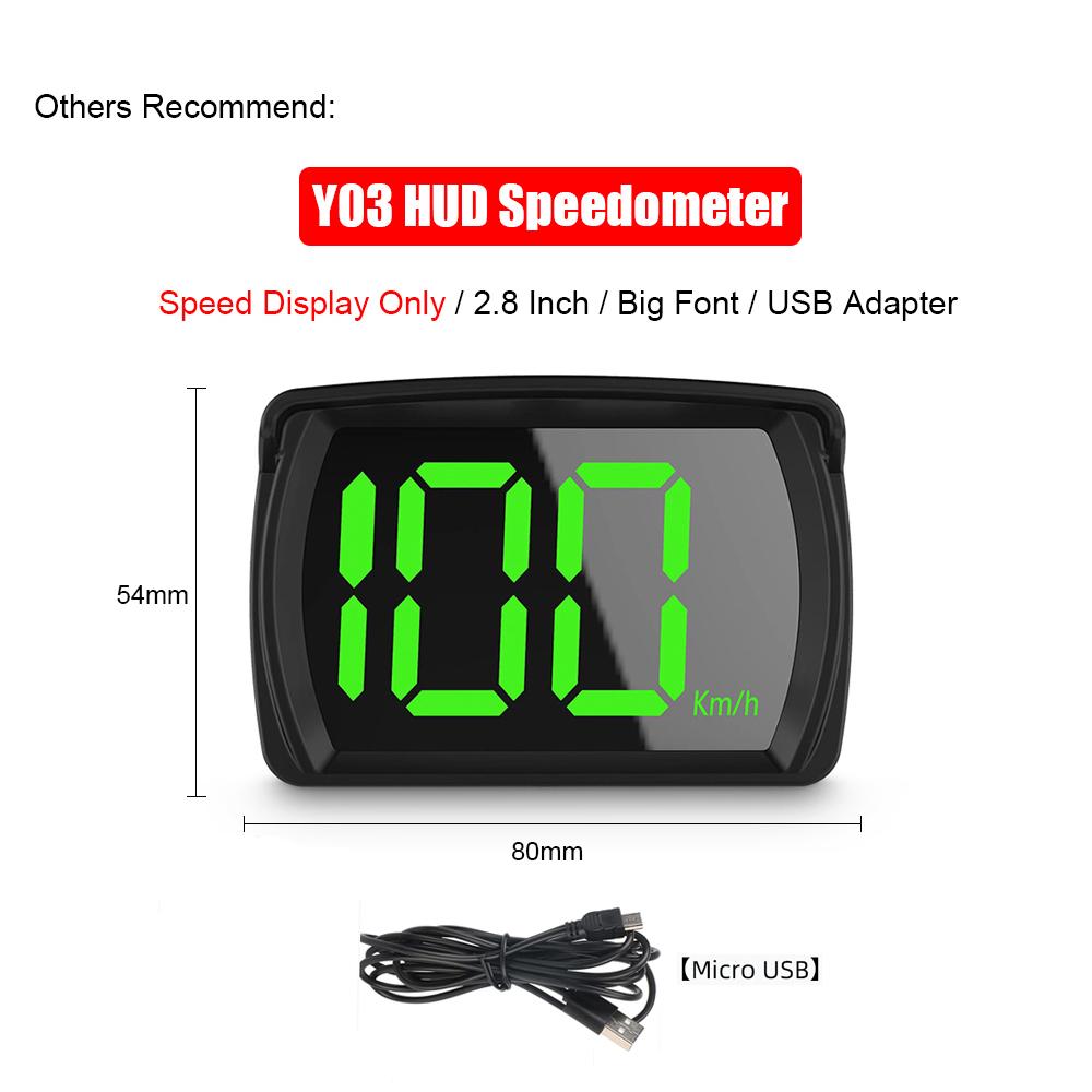 

G5 HUD Автомобильный проекционный дисплей RPM MPH Gauge Цифровой тестер скорости Счетчик пробега Компас Y03 HUD Спидометр Автомобильные аксессуары