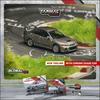 Tarmac Works 1:64  Gr Corolla Hks Gt3 996 Rossa Lancer Gsr Iv Monte-Carlo 1997 #1 Fuso Canter Integra Dc5 Modello di Auto