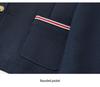 Veste de costume style académie bleu marine pour enfants