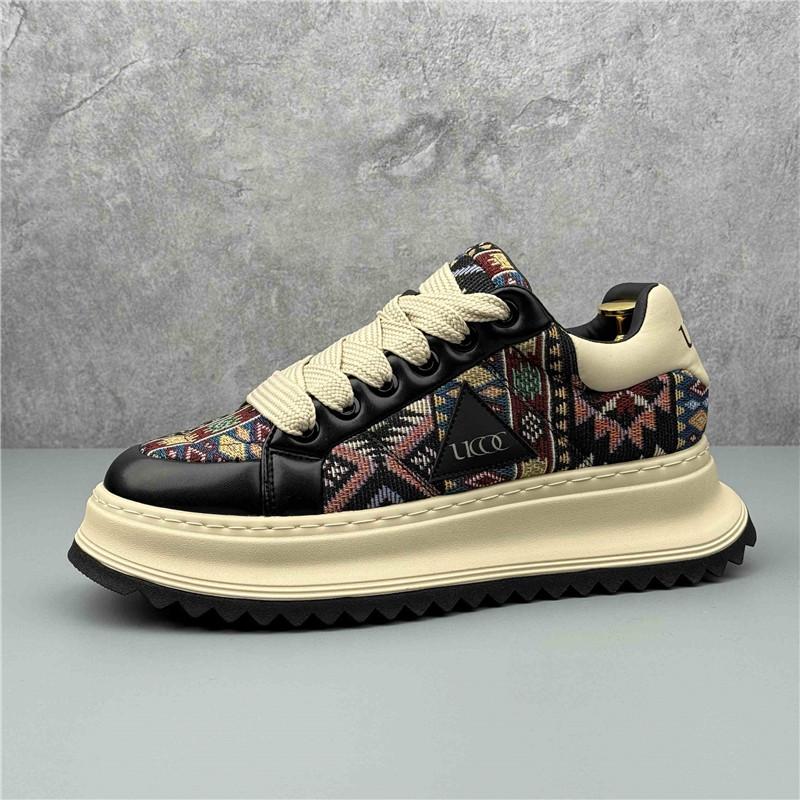 

Мода Новый Дизайнер Мужские Смешанные Лоскутные Все Подходящие Платформенные Повседневные Туфли Балетки Мужские Спортивные Кроссовки для Бега Ходьбы Zapatos Hombre 38