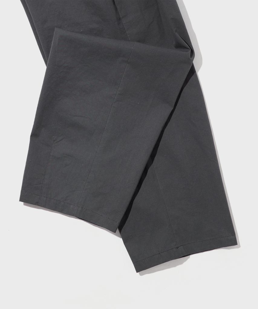 WMC Deep Pleated Chino Pants_Charcoal Grey