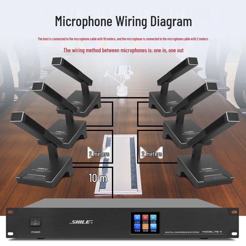 SHILE YE-11 Wired Gooseneck Conference Microphone (CN version)