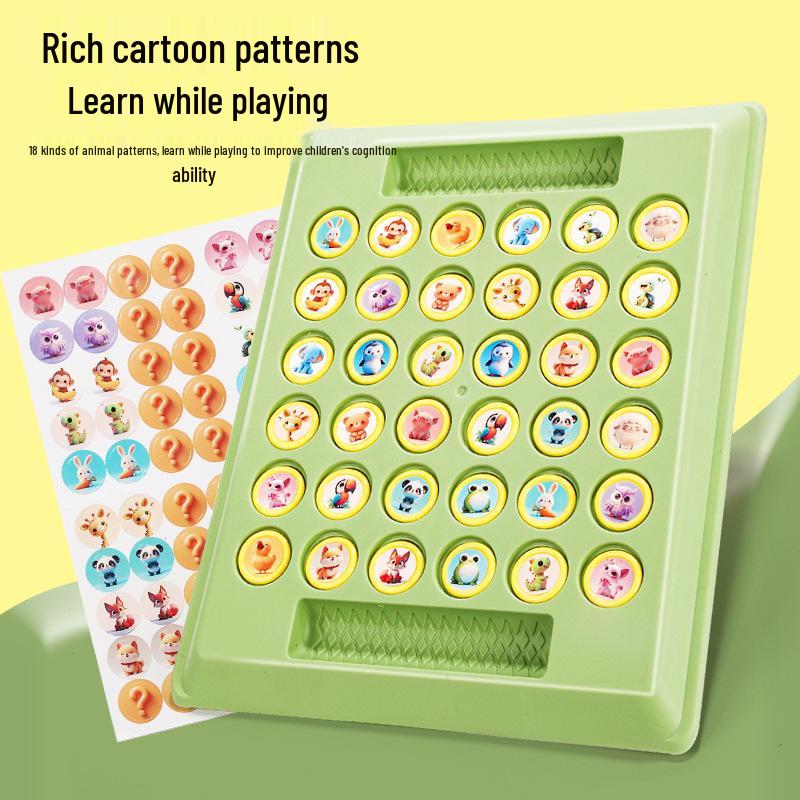 Cross-Border Kids' Two-Player Flip Chess: An Educational, Logic-Boosting Parent-Child Tabletop Game