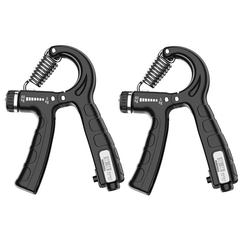 

Цифровой электронный ручной динамометр, измеритель силы захвата, автоматический захват мощности рукоятки, 200 фунтов, 90 кг 2Pcs