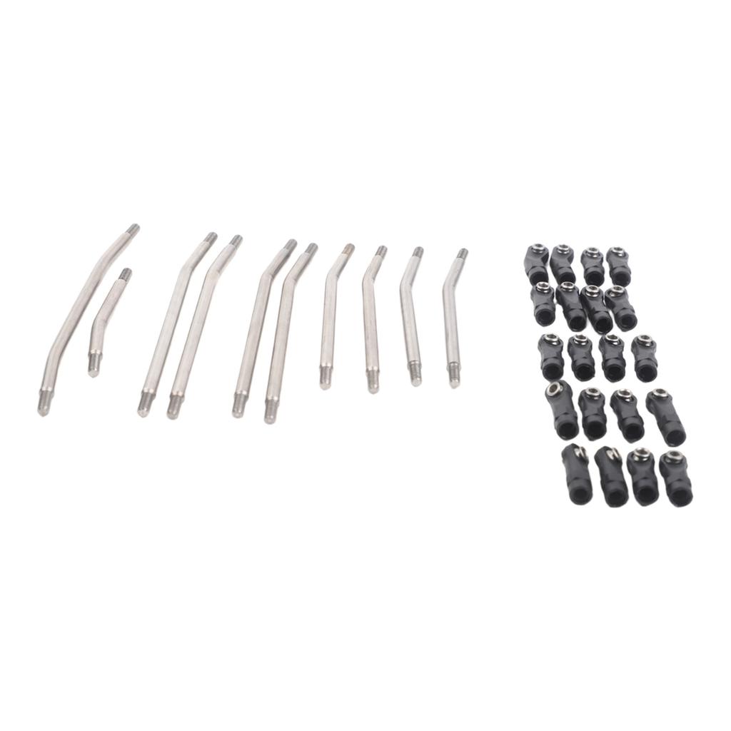 For RC Rock Crawling AS SHOWN Stainless Pull Rods Suspension Upgrade Enhanced Suspension Improves Vehicle Stability