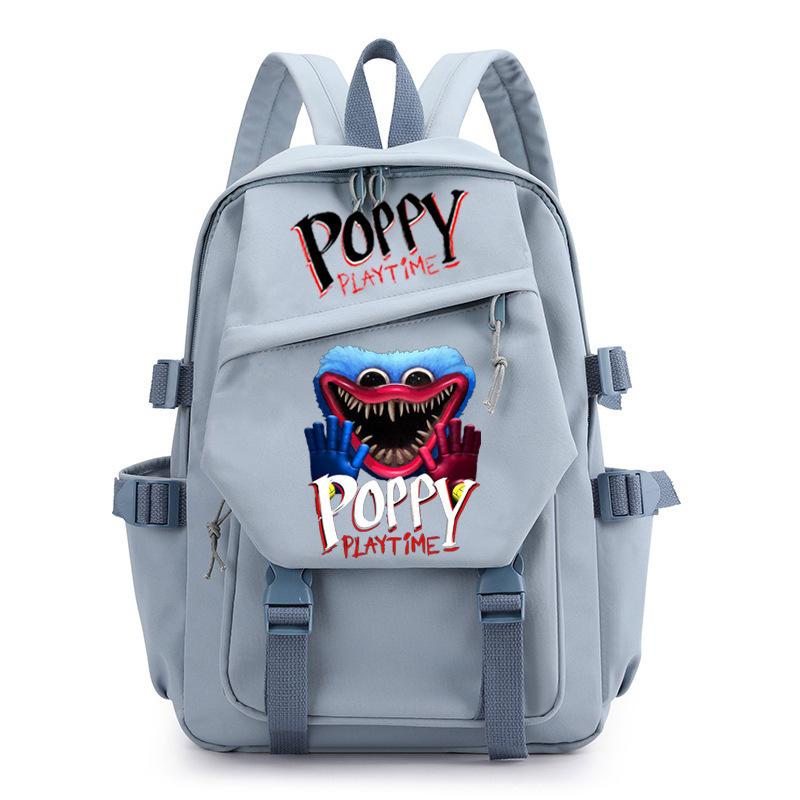 Poppy Waterproof Women's Backpack Girl Schoolbag Large Capacity Travel Leisure Shoulder Bag