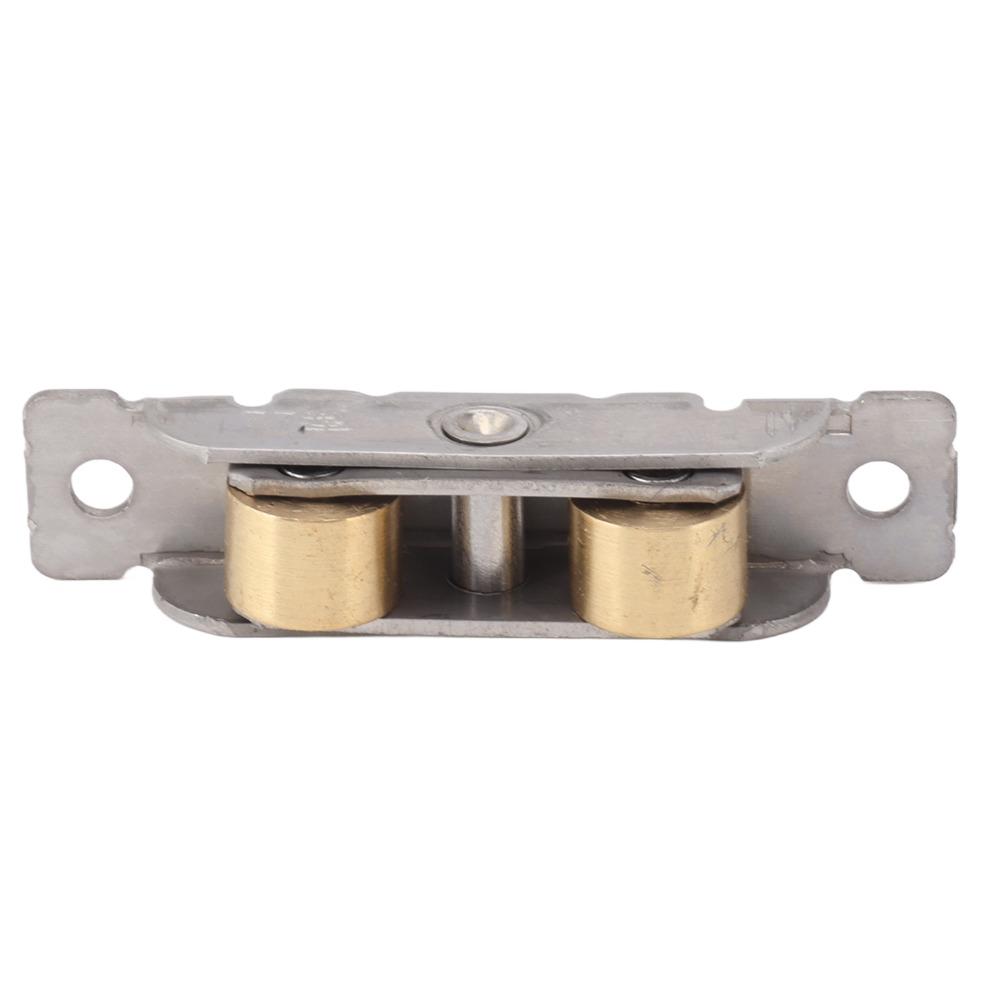 4PCS Heavy Duty Window Rollers Copper Ball Wheels Gliding Door Roller Assembly  Patio Doors