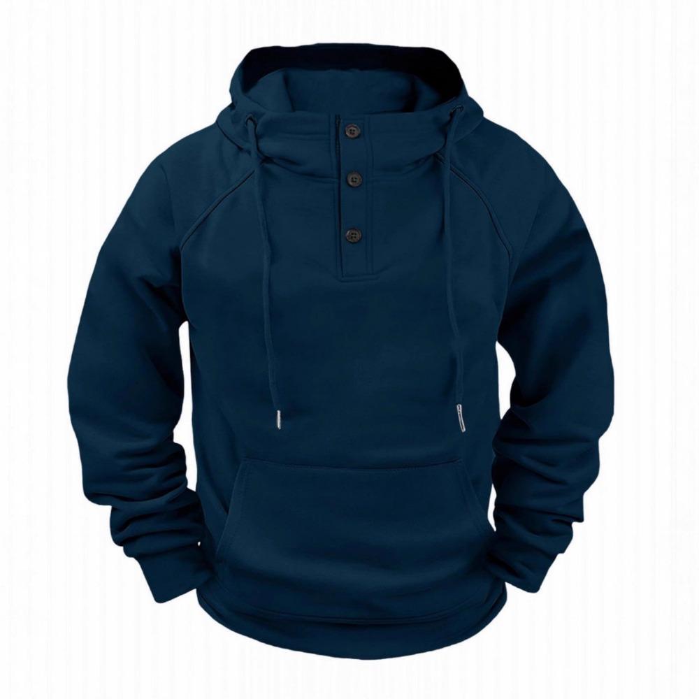 New American Style Men's Hoodie Men's Casual Sports Sweatshirt Can Be Worn Outside