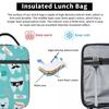 Kawaii Teeth  Pattern Insulated Lunch Bag for Women Portable Tooth Thermal Cooler Bento Box Office Picnic Travel