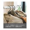 Yamazaki Jitsugyo Pole Hanger Black Approx. W36.5XD36.5XH140cm Smart Coat Hanger Slim 4081