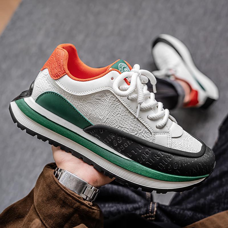 New Fashion Men's Four Seasons Comfortable  Shoes Students Male Boys Trending Soft Sole Breathable Casual Running Sneakers