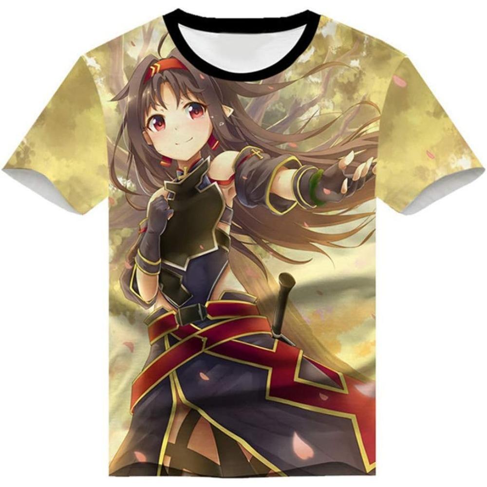 Anime Sword Art Online Kirito SAO 3D Printed T-Shirt Adult Cosplay Funny Quick Dry COOL Short Sleeve Tee Tops