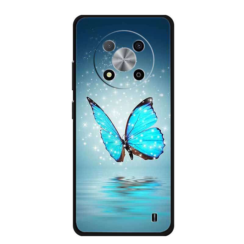 Capa Para ZTE Blade A73 5G Animais Silicone Macio TPU Capa de Telefone Para ZTE Blade A73 5G 7160N Capas Lobo Fruta Estampada Fofa Coque