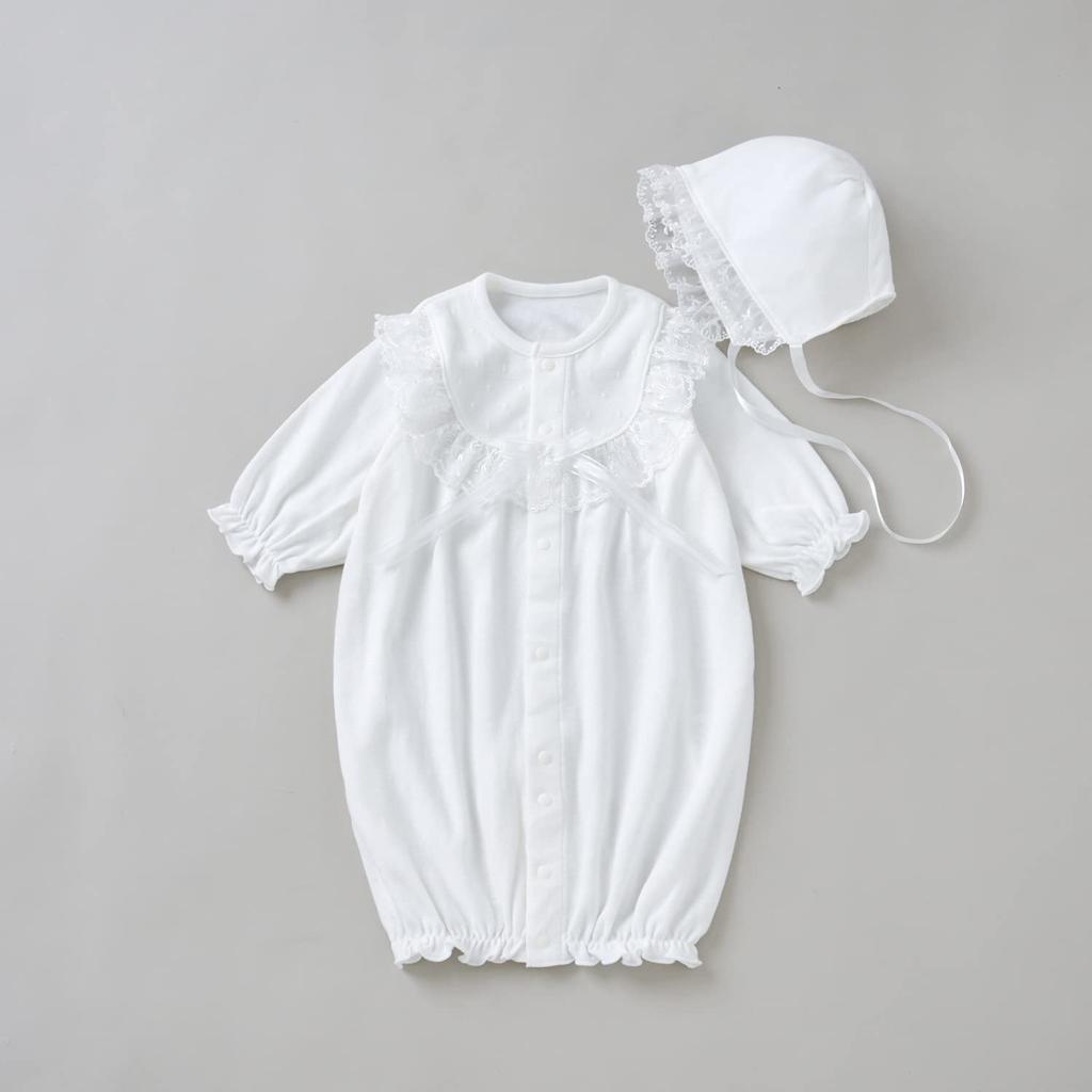 Kufuu Made in Newborn Ceremony Suitable for Girls and Perfect for Shrine Visits and Hospital 3725, Japan, Dress, 2-Piece Set, Boys, Leaves.