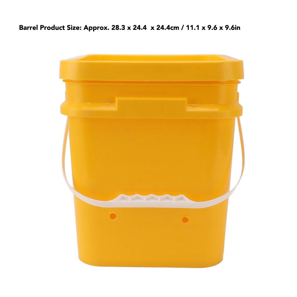 Automatic Poultry Drinking Bowl Automatic Chicken Waterer Cup with 12L Handheld Barrel Poultry Drinking Equipemnt for Goose Duck