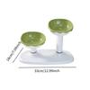Elevated Cat Bowl Adjustable Height and Angle Cat Water Bowl Pet Feeding Bowl Pet Food Bowl for Cats Kitten Small Dogs Kitty
