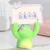 Desktop Cartoon Animal Resin Statue Adorable Creative Shape Mini Size Photo Stand Memo Clip Message Note Holder