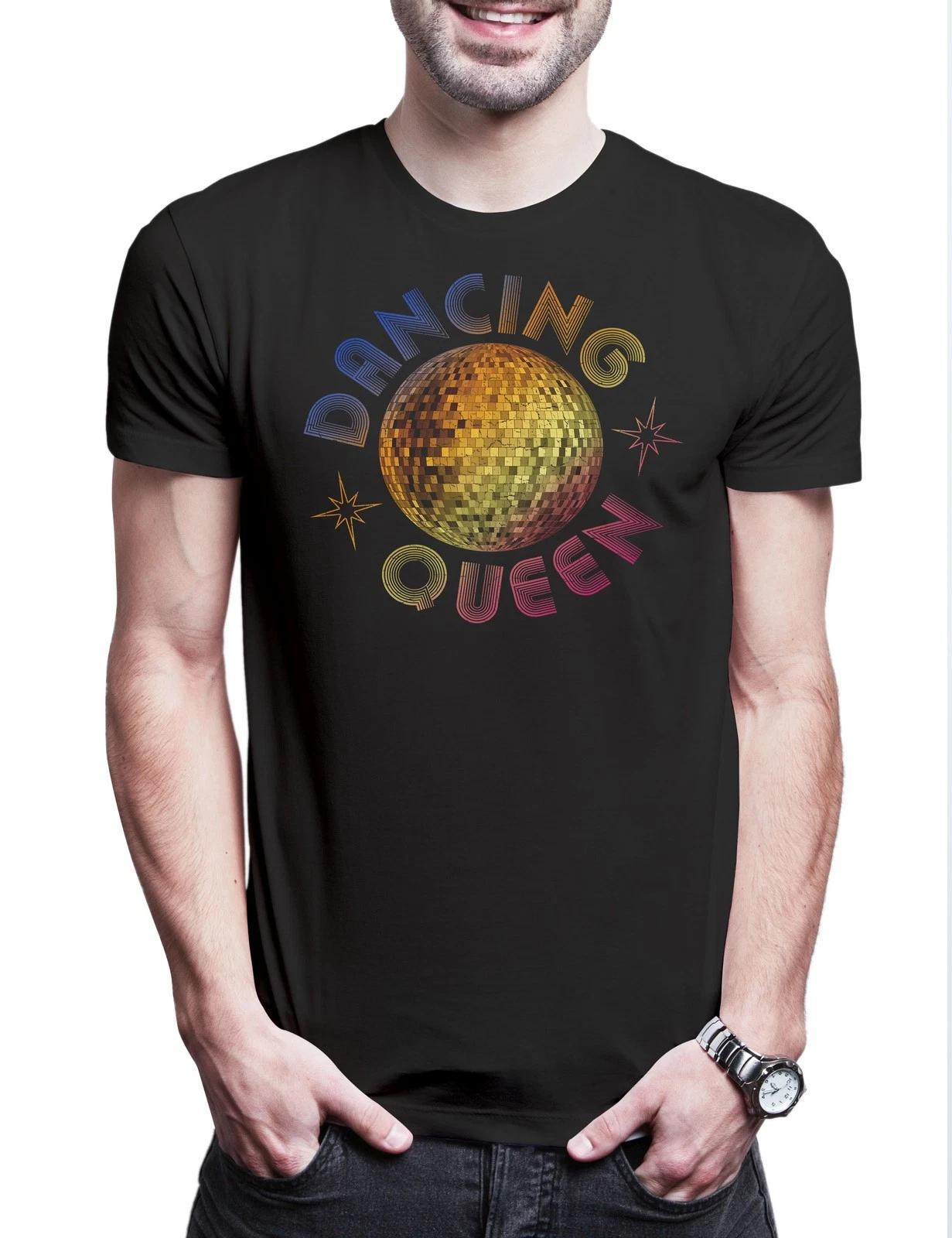 Dancing Queen Mens T-Shirt Disco Ball Ball Disco Ball Club Mirror Dance Party 4XL