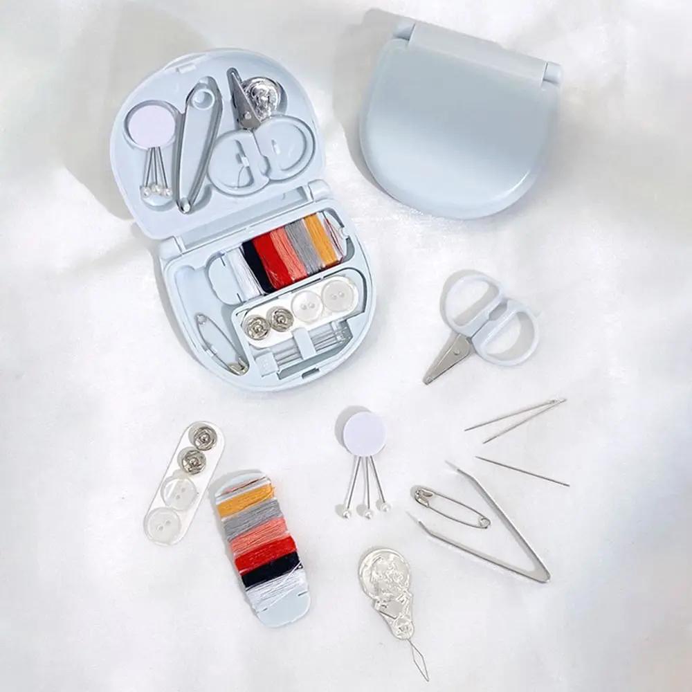 Travel DIY Tool Home Living Thimble Buttons Mini Sewing Kit Needle Threads Box Storage Bags Organizer